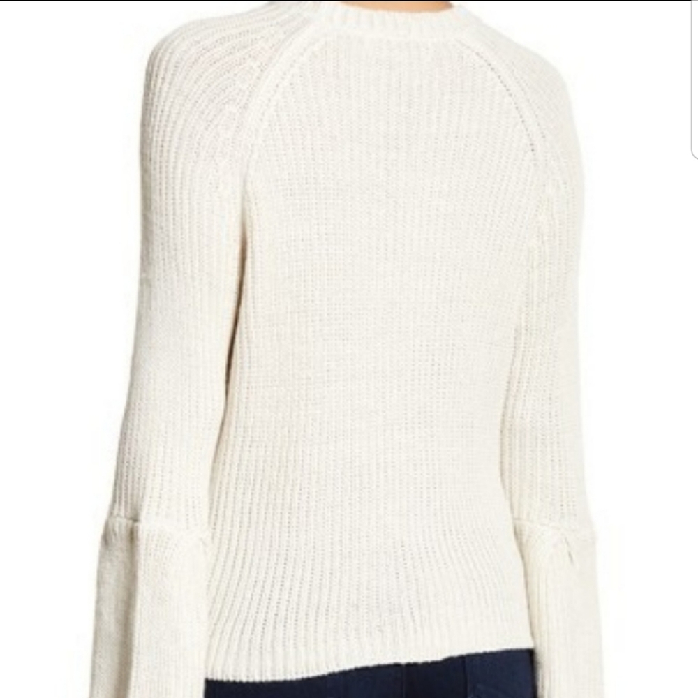 JOHN + JEN BELL SLEEVE SWEATER - Picture 2 of 3